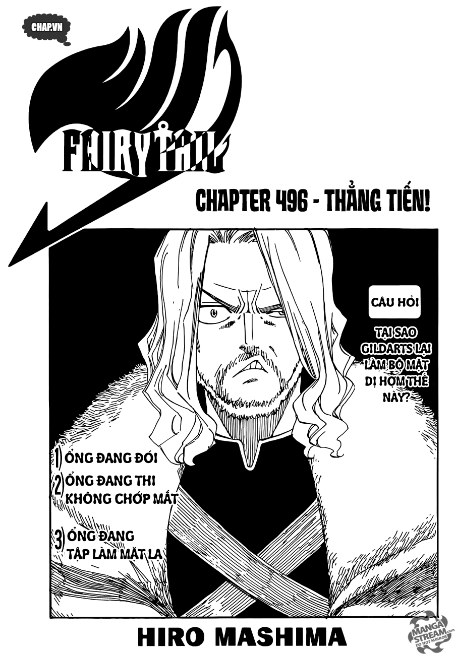 Fairy Tail Chapter 496 - 1
