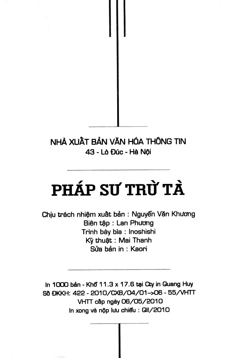 Pháp Sư Trừ Tà Chapter 1 - 5