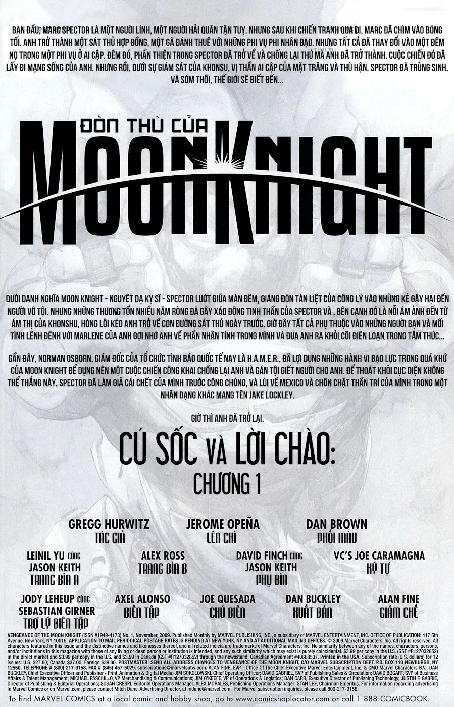 Đòn Thù Của Moon Knight Chapter 1 - 4