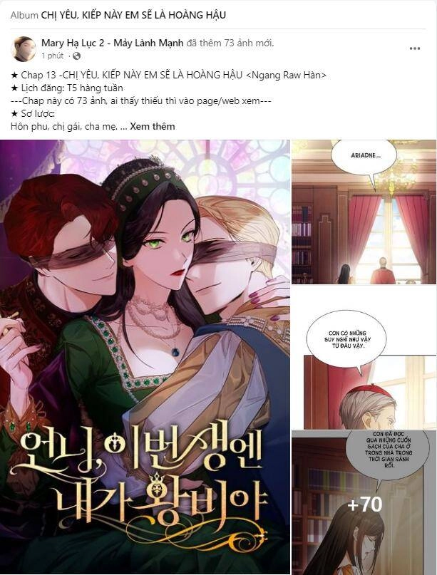 Chị Gái À, Kiếp Này Em Chính Là Nữ Hoàng Chapter 13.1 - 1