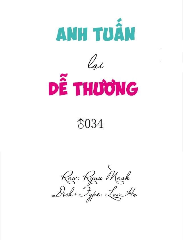 Anh Tuấn Lại Dễ Thương Chapter 34 - 1