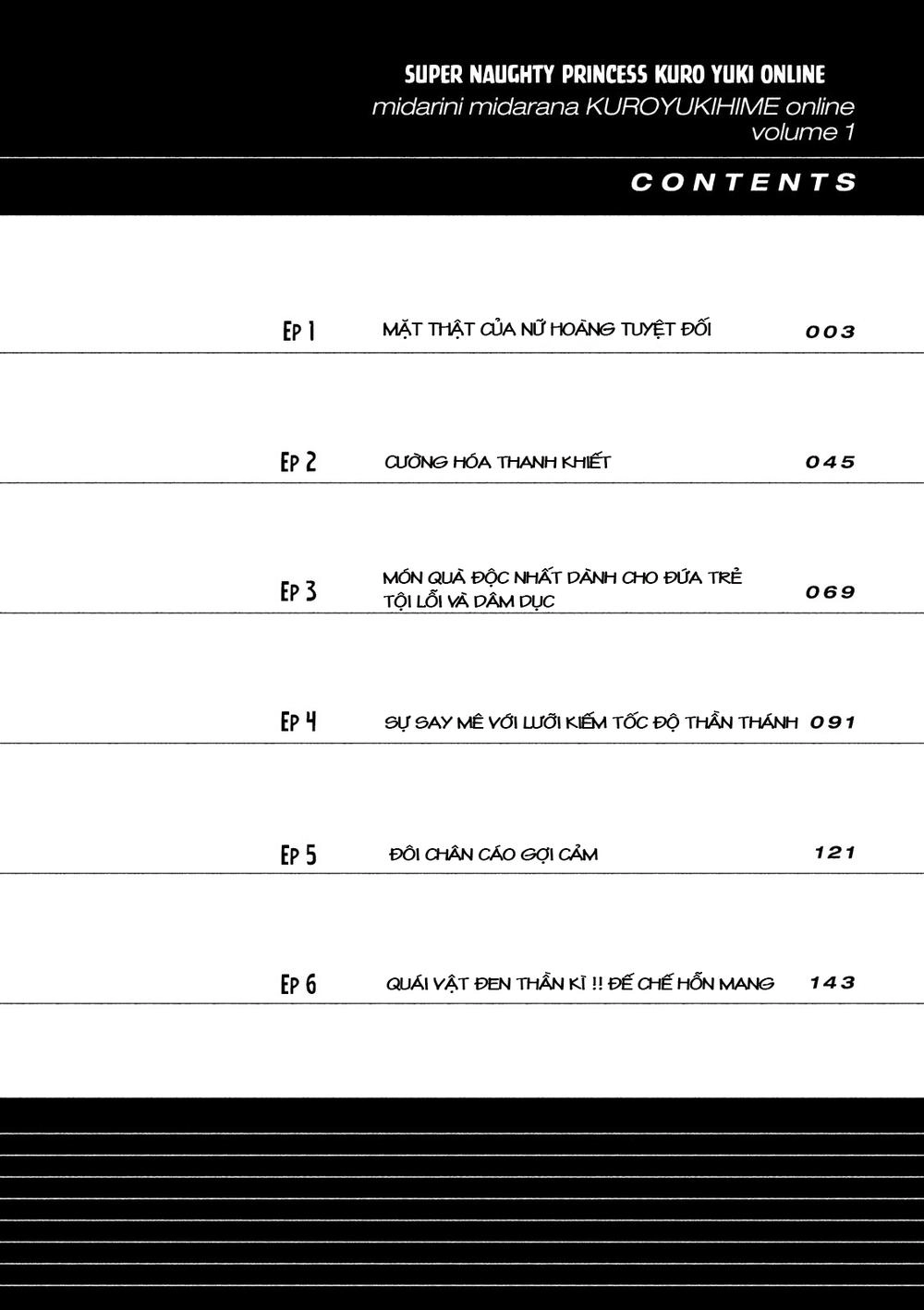 Midarini Midarana Kuroyukihime Online Chapter 1 - 6