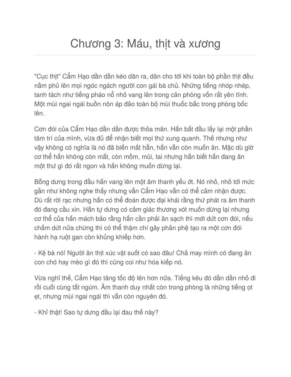 Hỗn Độn Nhân Loại Chapter 3 - 1