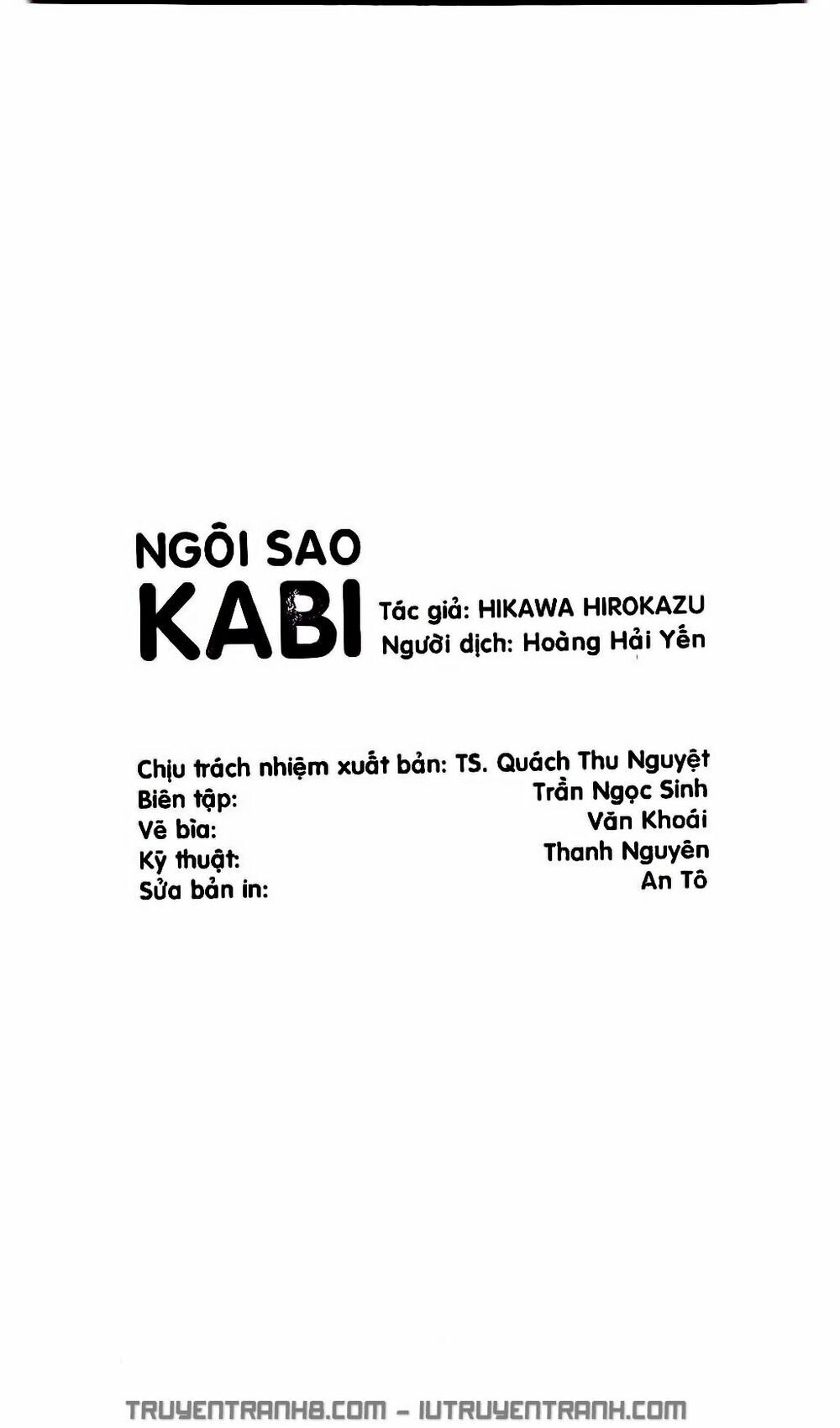 Ngôi Sao Kabi Chapter 1 - 1