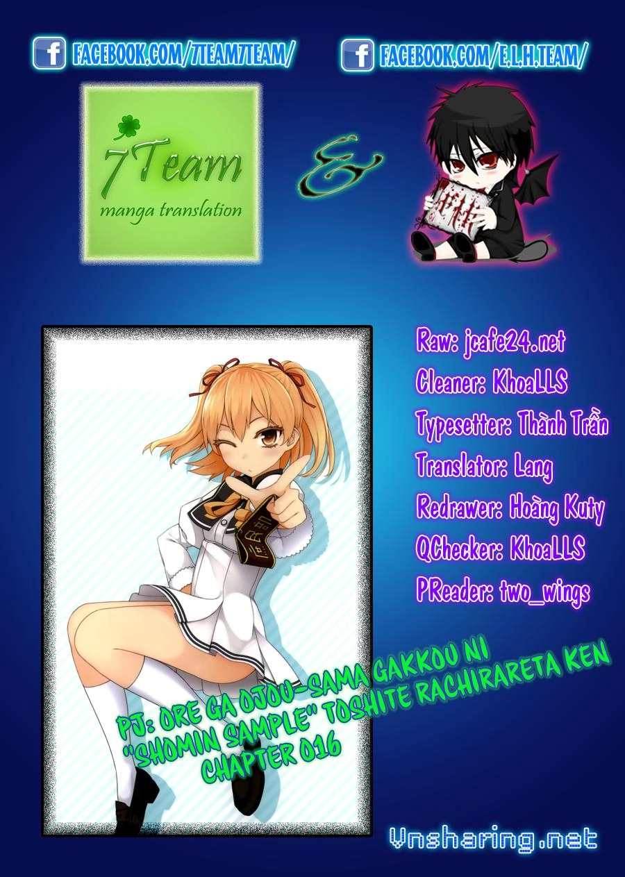 Ore Ga Ojou-Sama Gakkou Ni Shomin Sample Toshite Rachirareta Ken Chapter 16 - 3