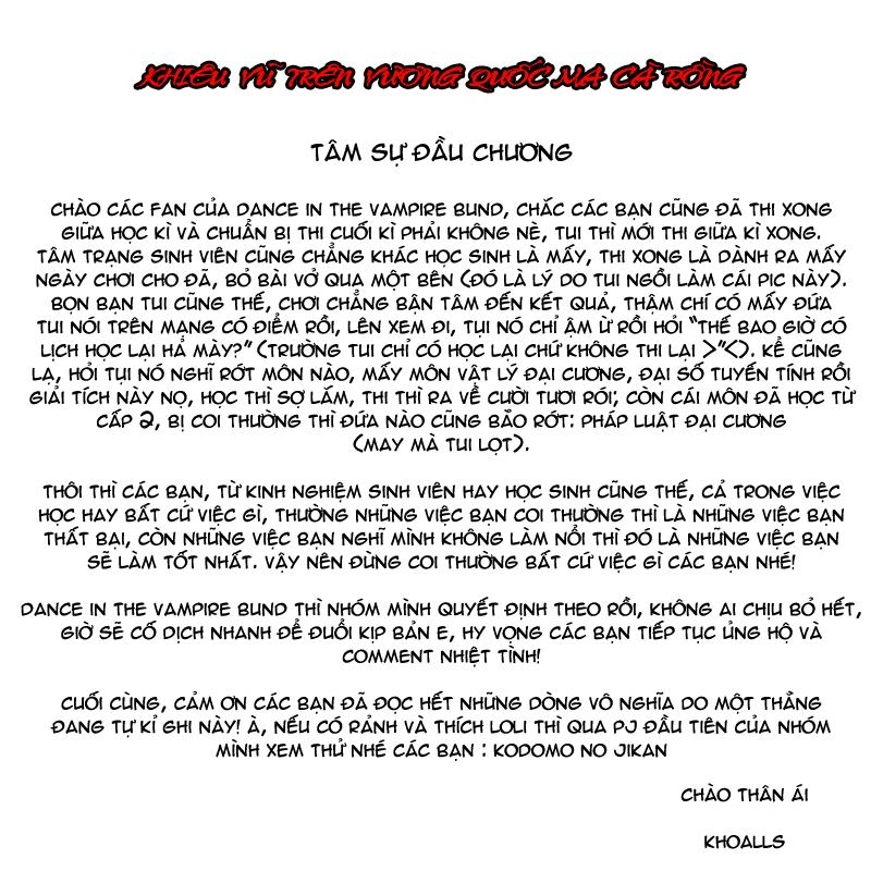 Dance In The Vampire Bund Chapter 14 - 1