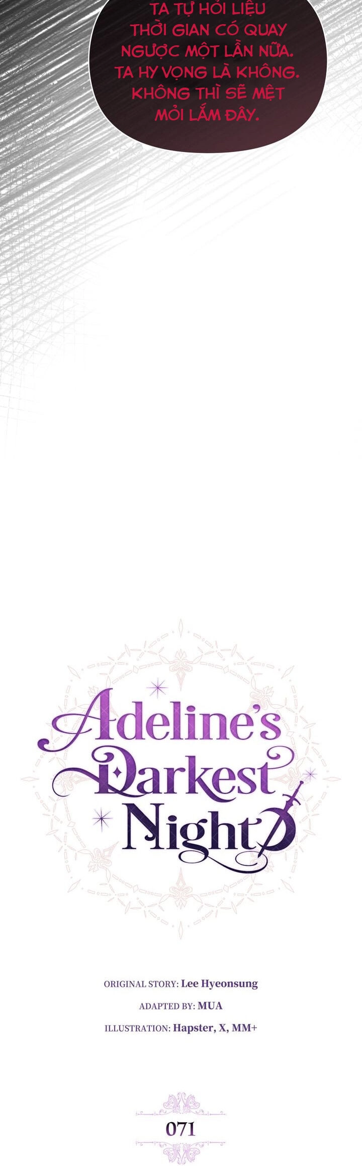 Một Đêm Sâu Đậm Của Adeline Chapter 71 - 18