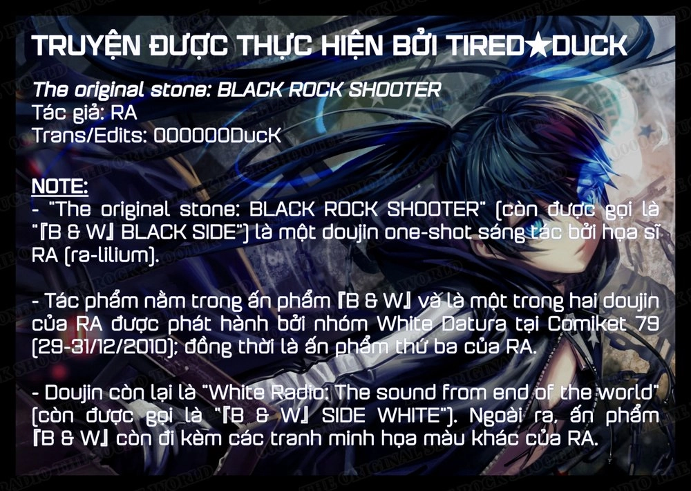 The Original Stone: Black Rock Shooter Chapter 1 - 2
