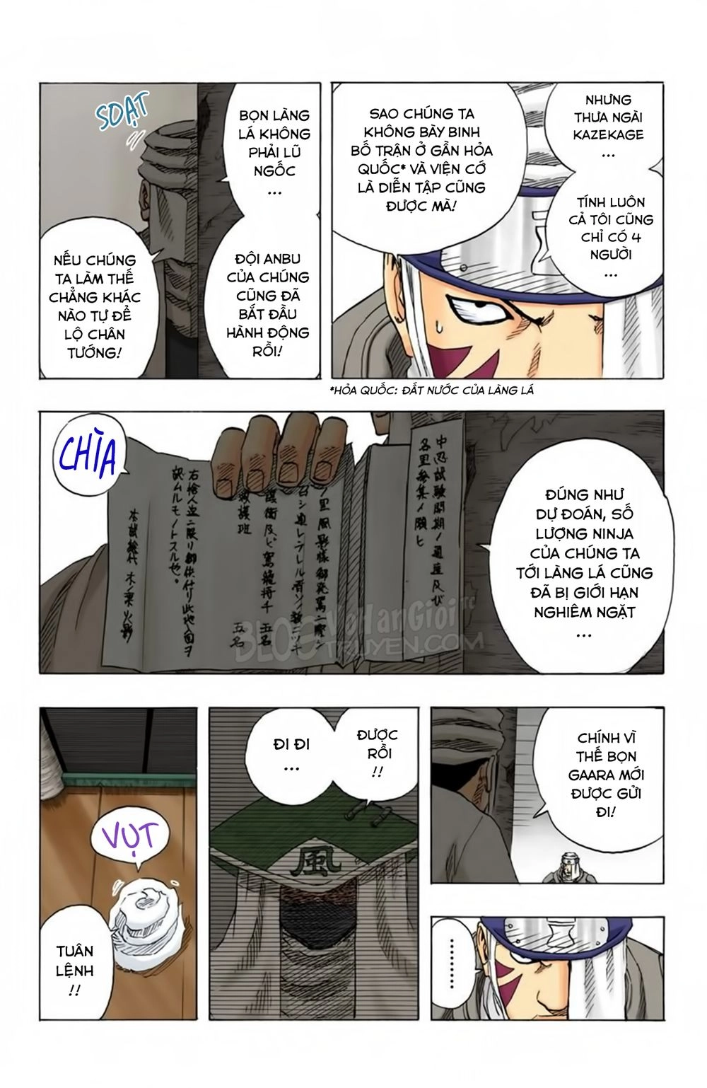 Naruto Full Màu Chapter 95 - 9