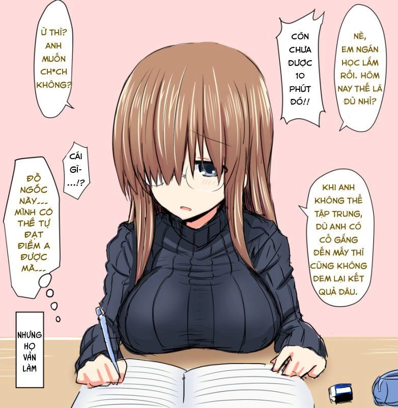 Saho-Chan Won't Concentrate Properly On Her Studies. Chapter 1 - 3