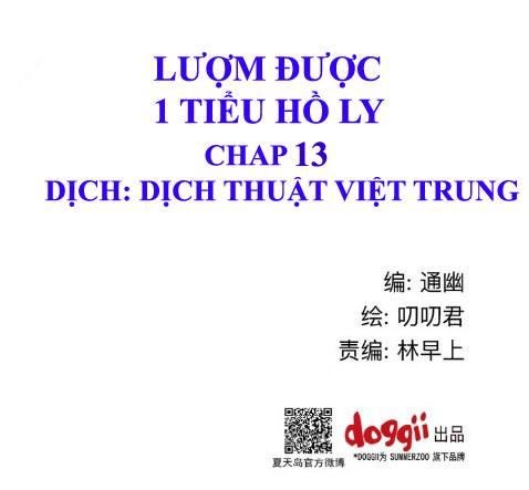 Lượm Được Một Tiểu Hồ Ly Chapter 13 - 1