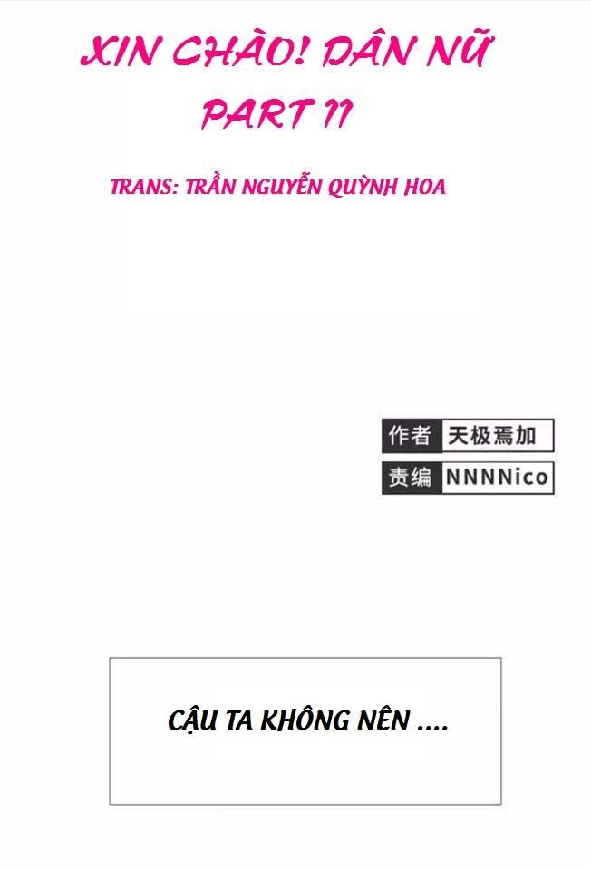 Xin Chào! Dân Nữ Chapter 11 - 1