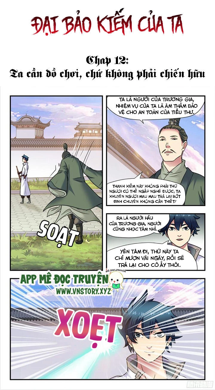 Đại Bảo Kiếm Của Ta Chapter 12 - 1