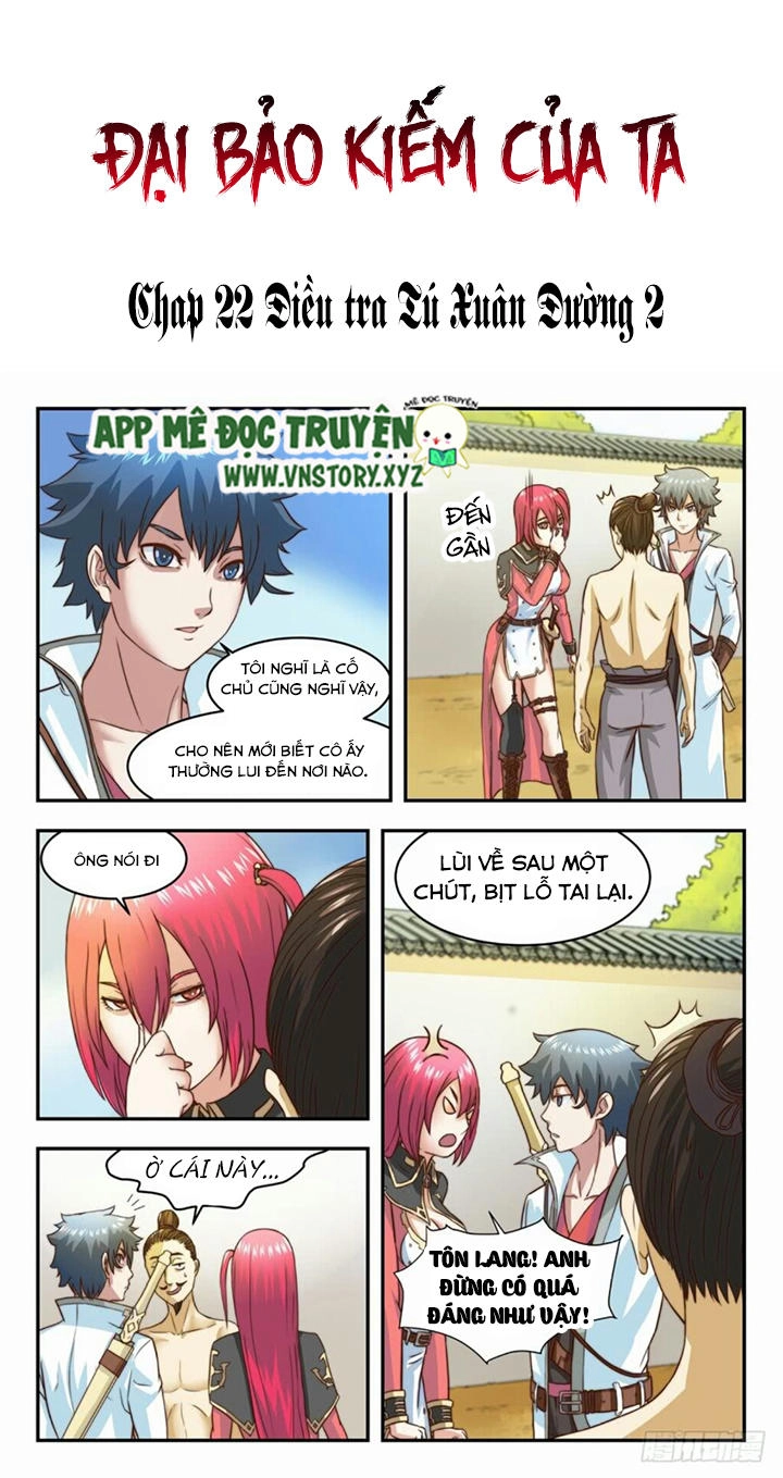 Đại Bảo Kiếm Của Ta Chapter 22 - 1