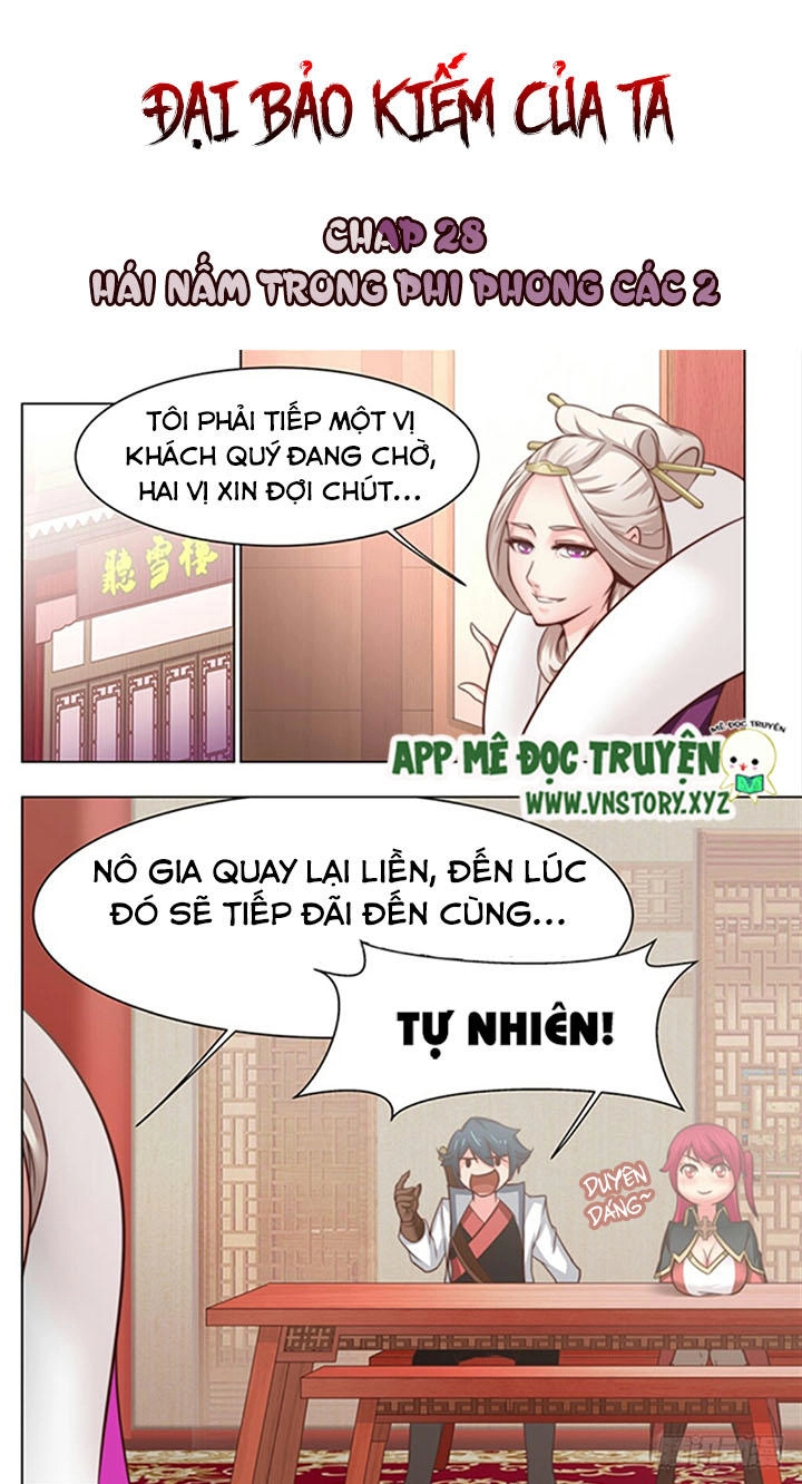Đại Bảo Kiếm Của Ta Chapter 28 - 1