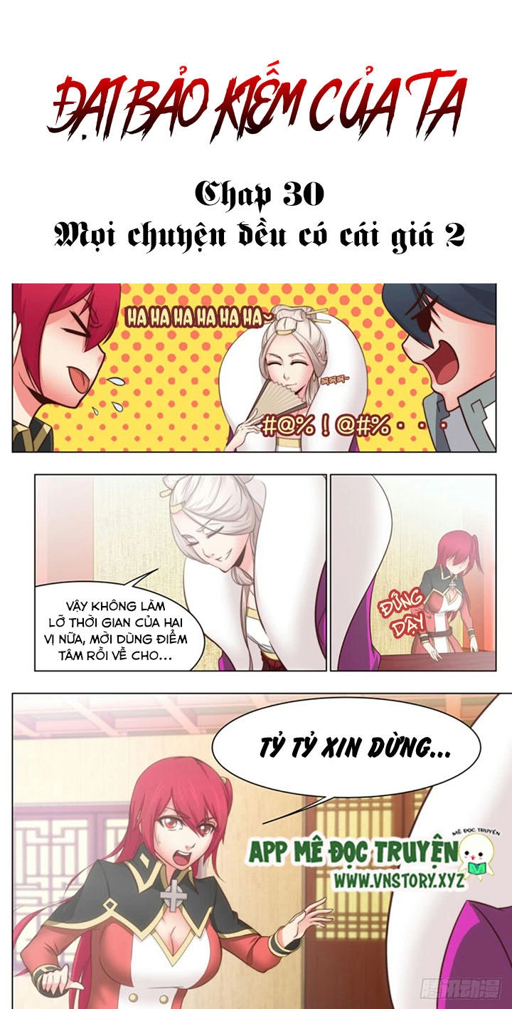 Đại Bảo Kiếm Của Ta Chapter 30 - 1