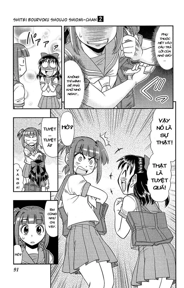 Shitei Bouryoku Shoujo Shiomi-Chan Chapter 9 - 11