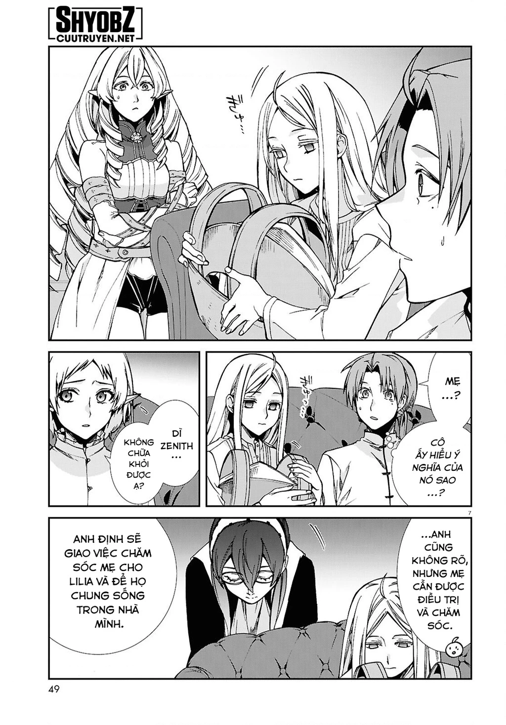 Chuyển Sinh Không Nghề Nghiệp: Tôi Sẽ Cố Gắng Hết Sức Nếu Tôi Đến Thế Giới Khác Chapter 116 - 9