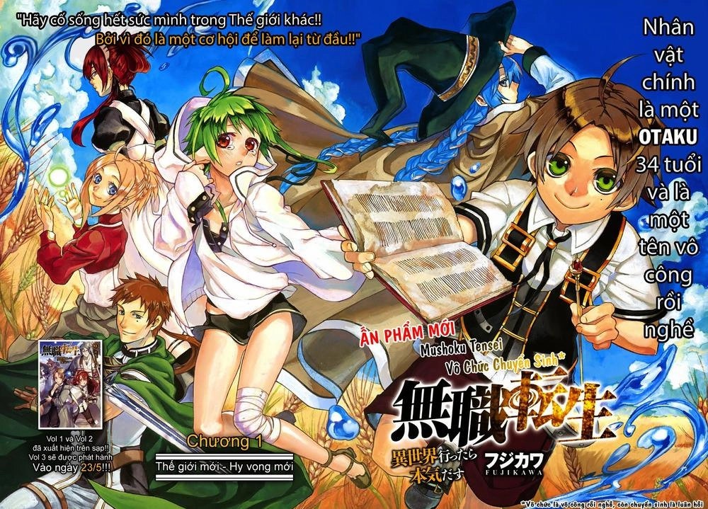 Chuyển Sinh Không Nghề Nghiệp: Tôi Sẽ Cố Gắng Hết Sức Nếu Tôi Đến Thế Giới Khác Chapter 1 - 4