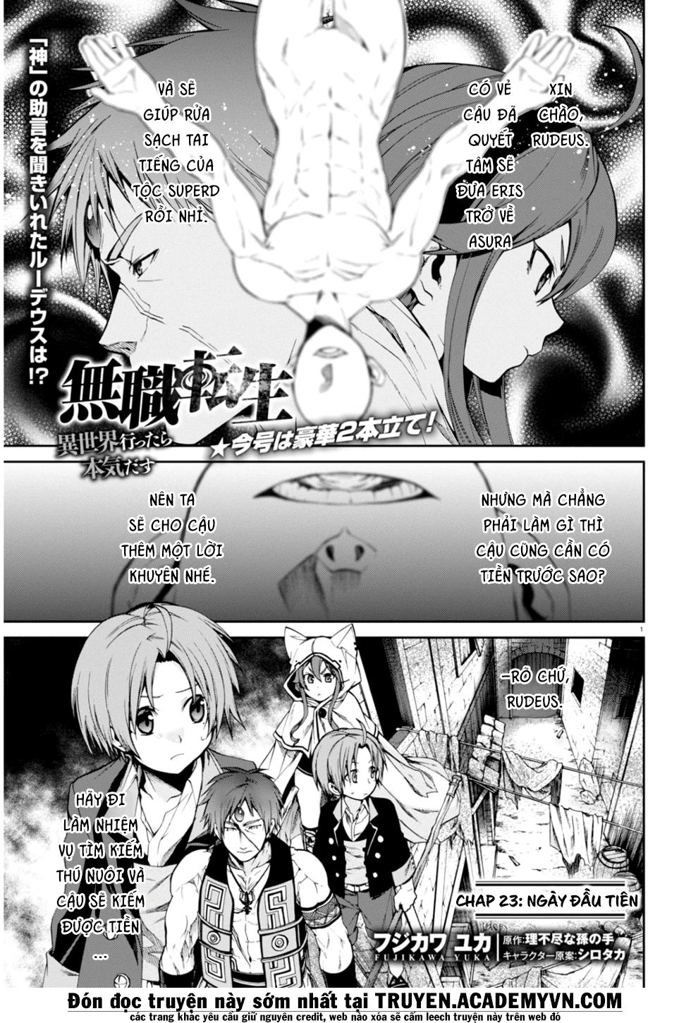 Chuyển Sinh Không Nghề Nghiệp: Tôi Sẽ Cố Gắng Hết Sức Nếu Tôi Đến Thế Giới Khác Chapter 23 - 3