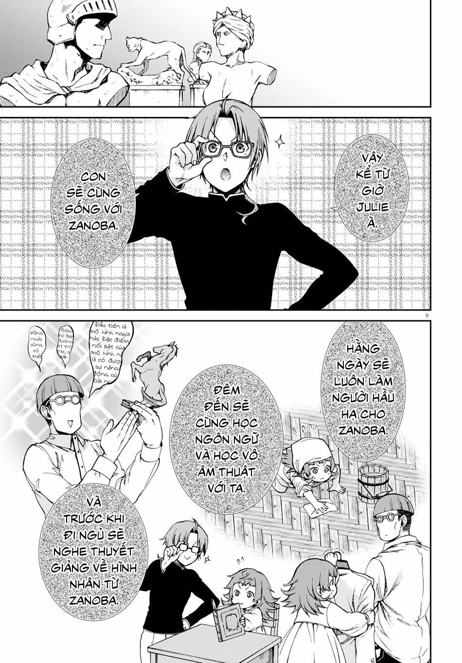 Chuyển Sinh Không Nghề Nghiệp: Tôi Sẽ Cố Gắng Hết Sức Nếu Tôi Đến Thế Giới Khác Chapter 59 - 12