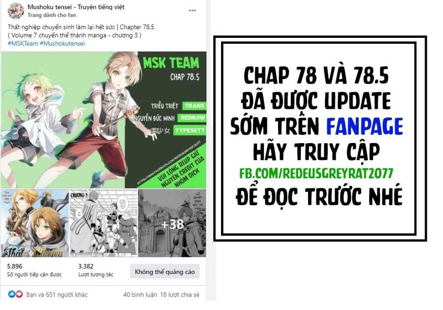 Chuyển Sinh Không Nghề Nghiệp: Tôi Sẽ Cố Gắng Hết Sức Nếu Tôi Đến Thế Giới Khác Chapter 77.7 - 5