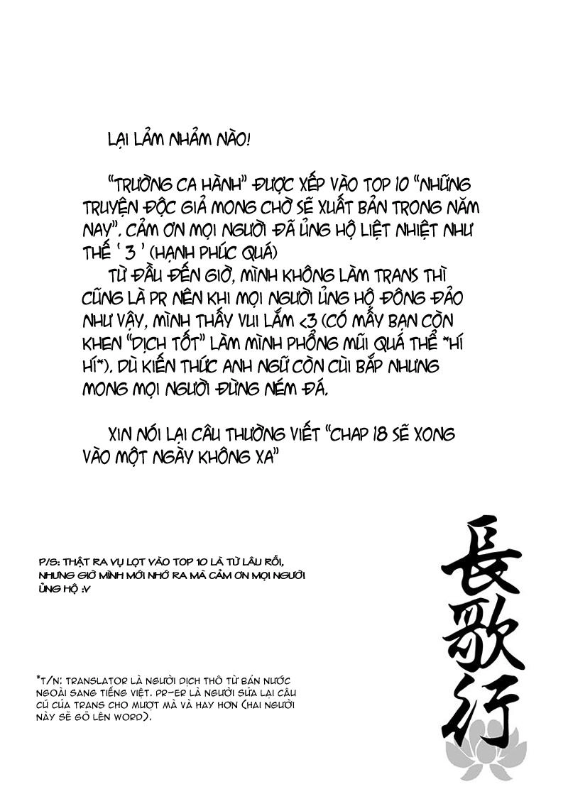 Trường Ca Hành Chapter 17 - 29