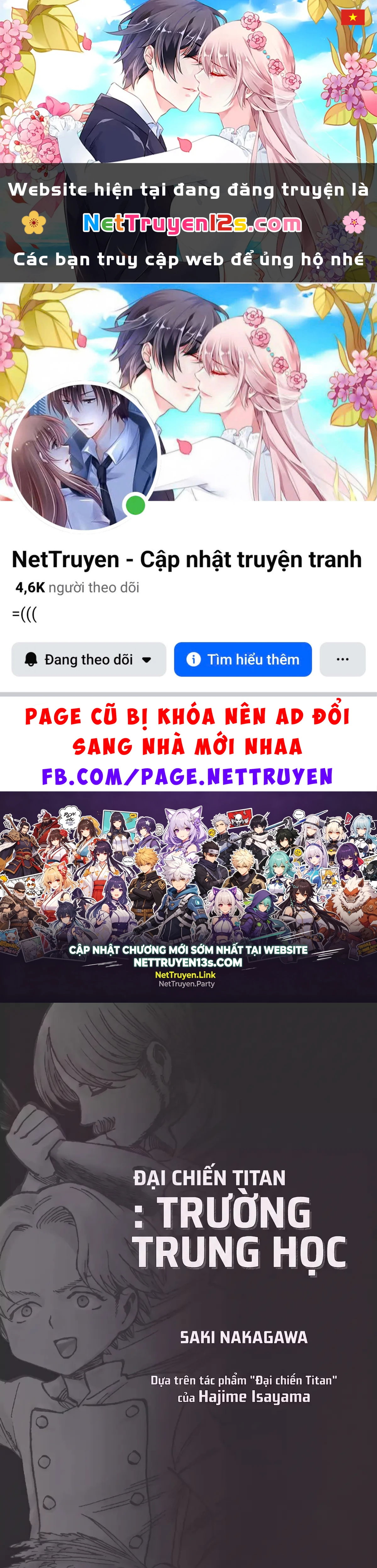 Đại Chiến Titan: Trường Trung Học Chapter 40 - 1