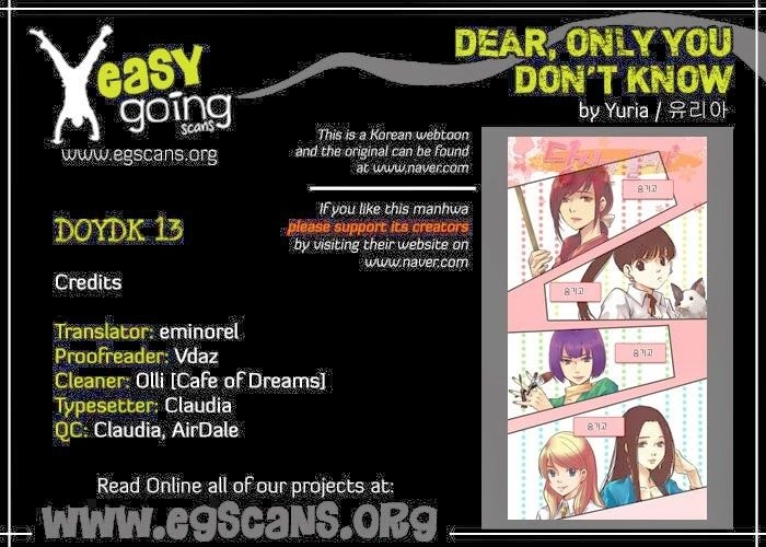 Cưng À! Chỉ Có Anh Không Biết Thôi Chapter 13 - 1