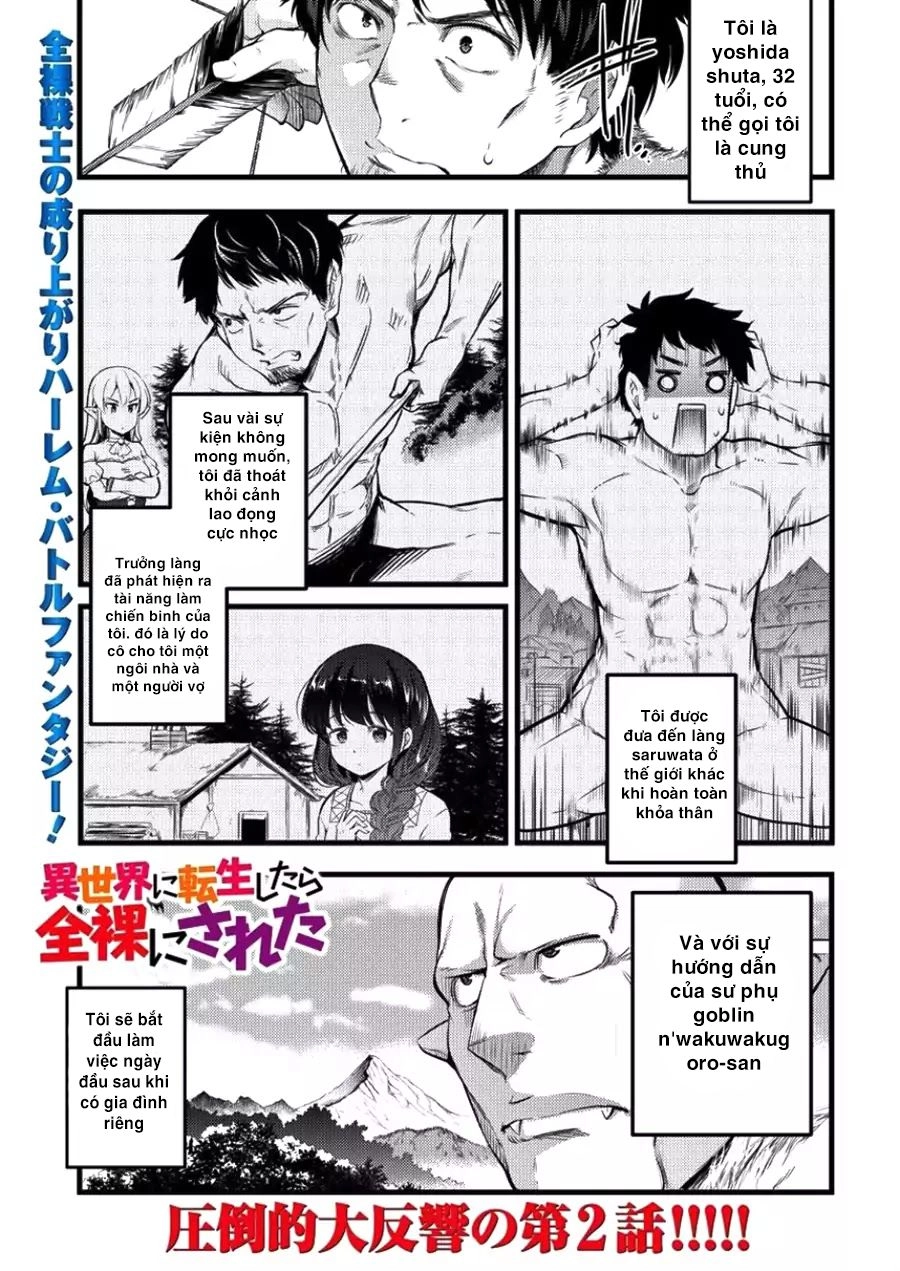 Isekai Ni Tensei Shitara Zenra Ni Sareta Chapter 2 - 3