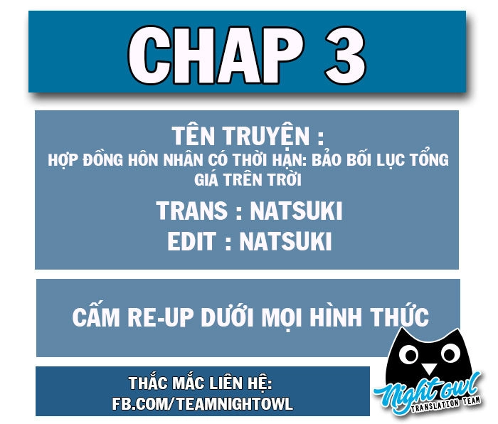 Hợp Đồng Hôn Nhân Có Thời Hạn: Bảo Bối Lục Tổng Giá Trên Trời Chapter 3 - 1