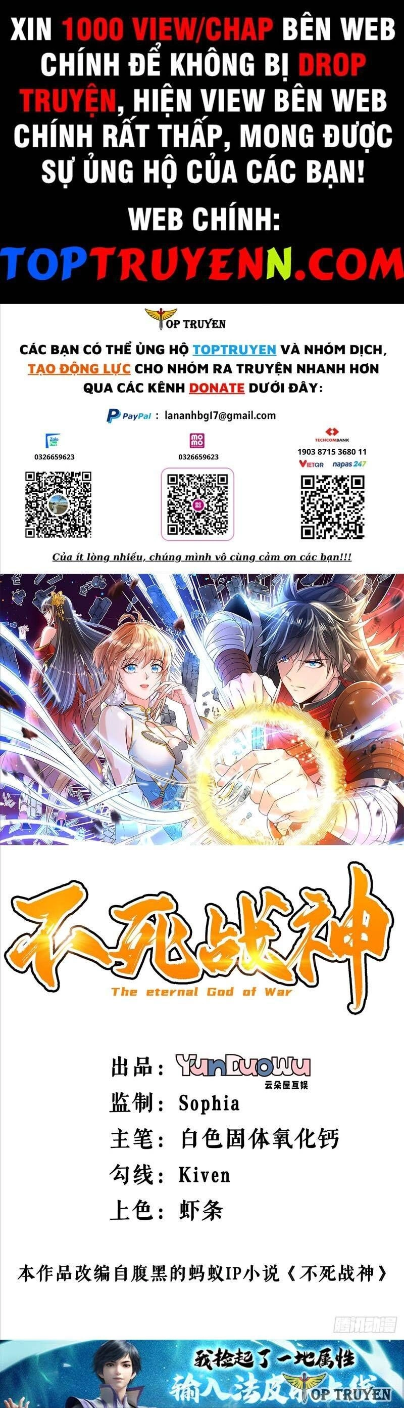 Chiến Thần Bất Tử Chapter 38 - 1