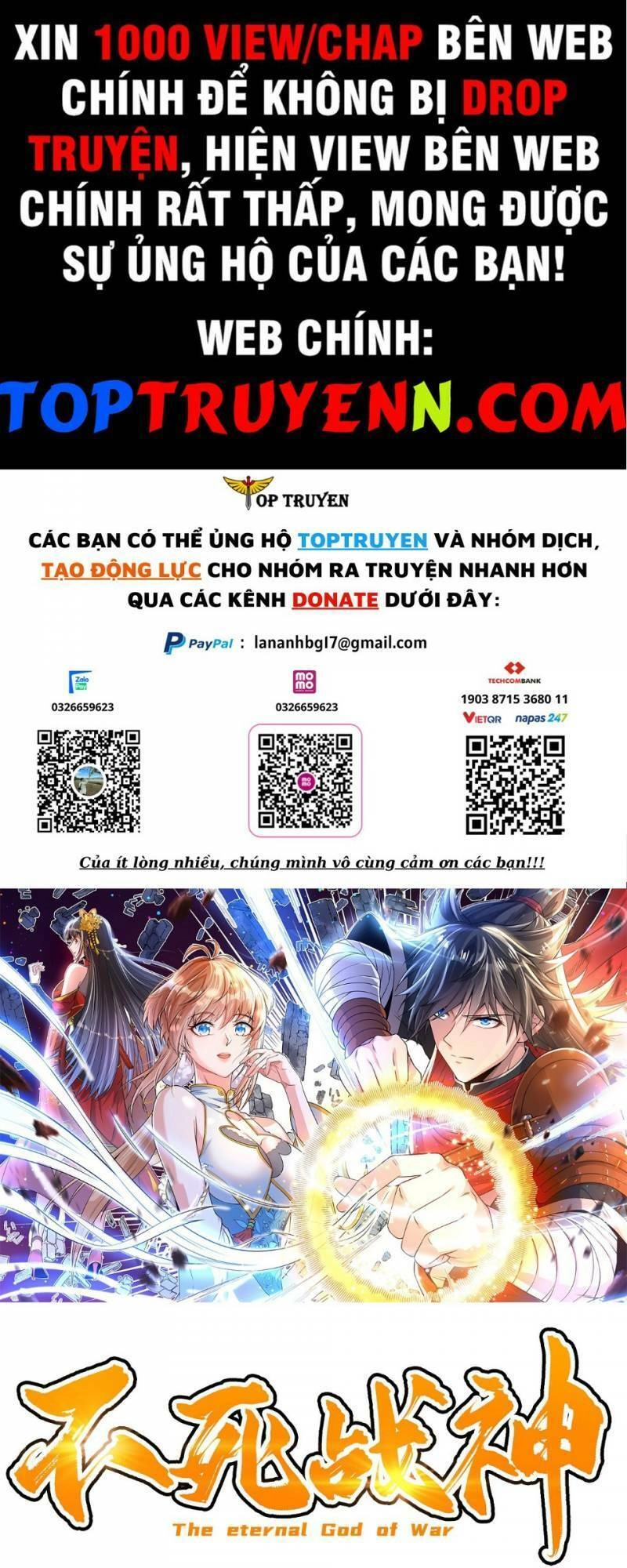 Chiến Thần Bất Tử Chapter 17 - 1