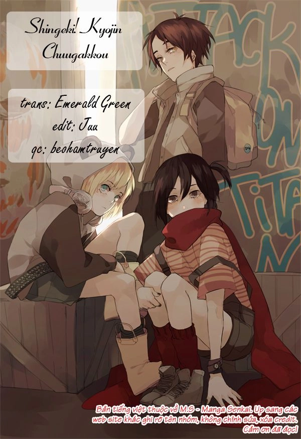 Shingeki! Kyojin Chuugakkou Chapter 1 - 1