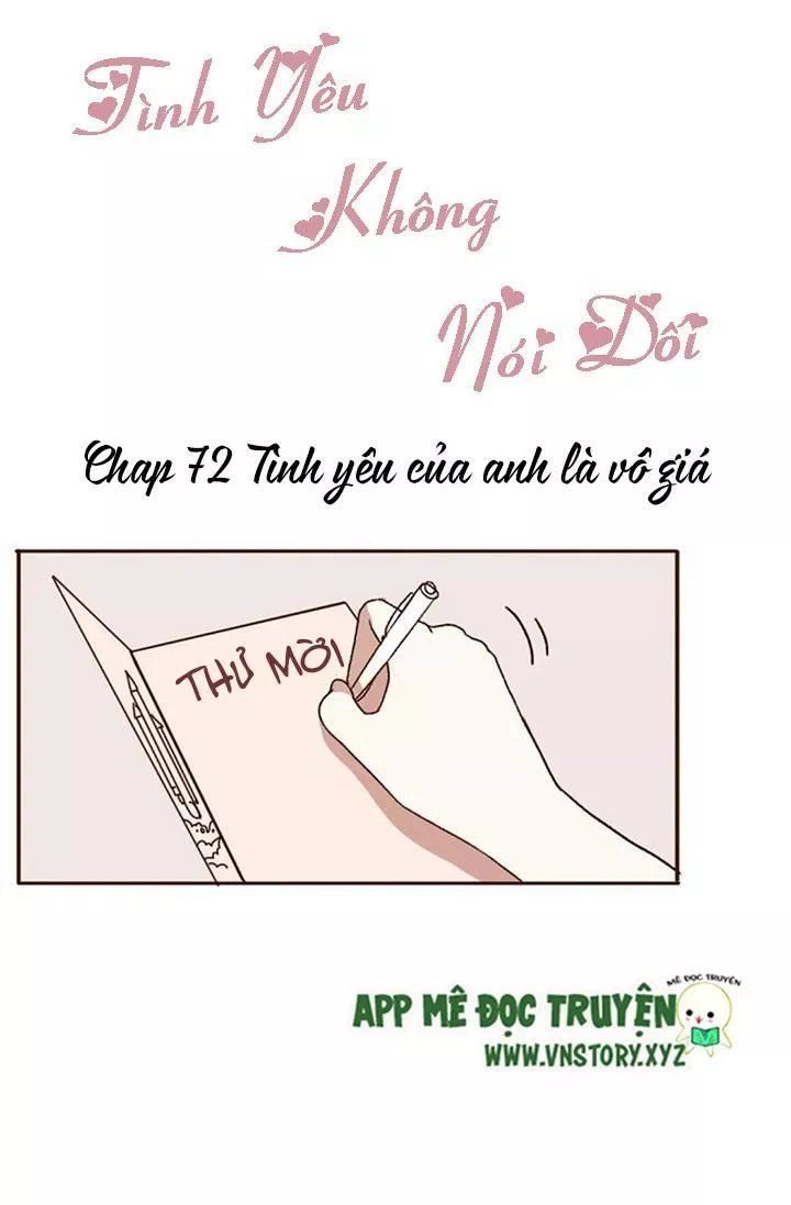 Tình Yêu Không Nói Dối Chapter 72 - 1