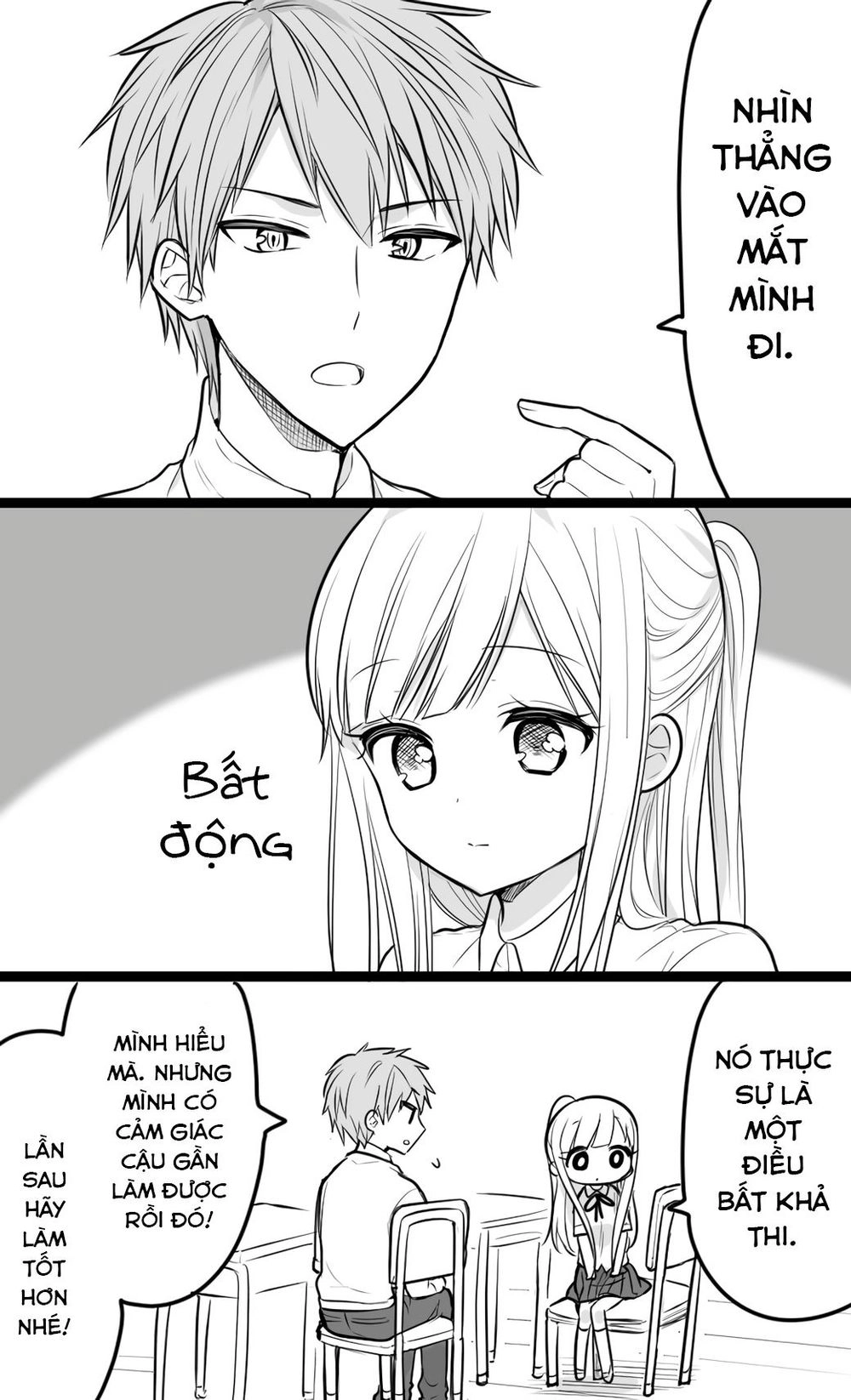 Mình Không Nhìn Vào Mắt Cậu Được! Chapter 1 - 2