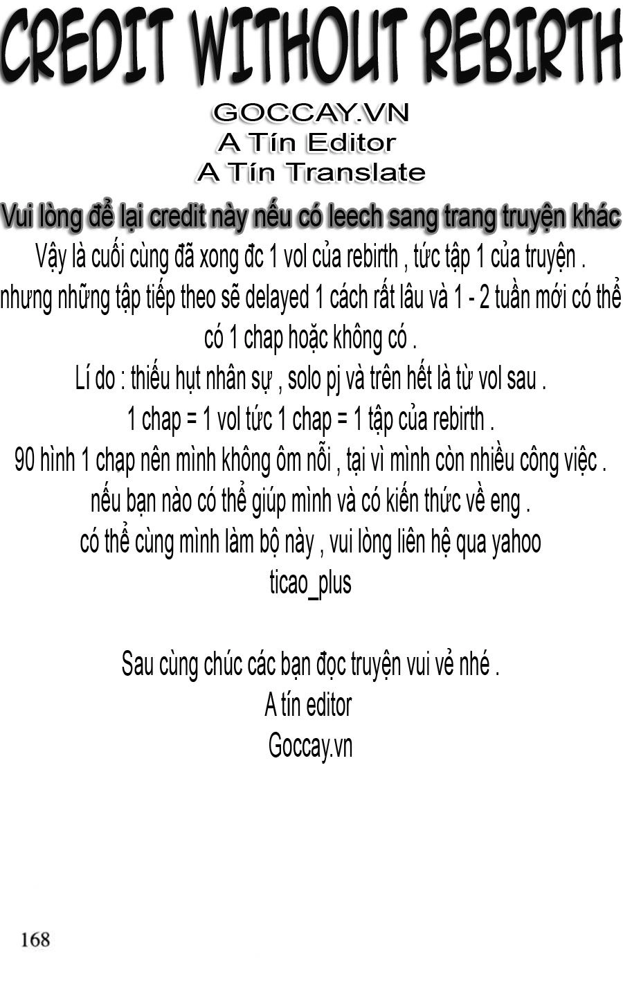 Rebirth - Tái Sinh Chapter 6 - 12