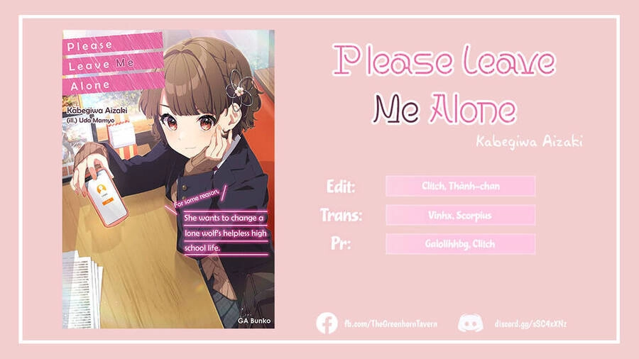 Please Leave Me Alone Chapter 1 - 2