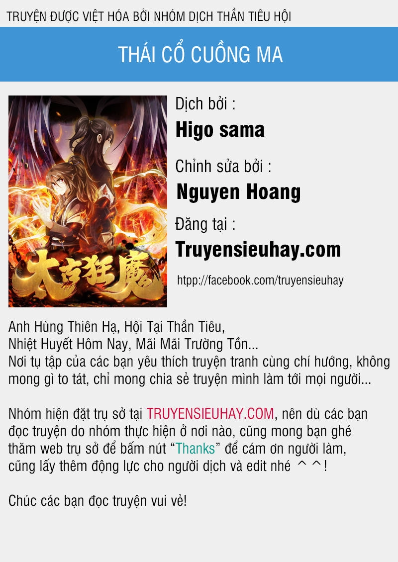 Thái Cổ Cuồng Ma Chapter 3 - 1
