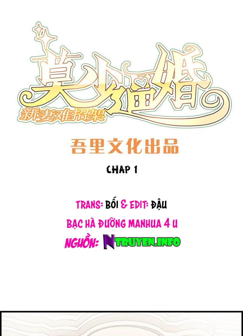 Mạc Thiếu Bức Hôn: Vợ Mới Khó Chống Đỡ Chapter 1 - 1
