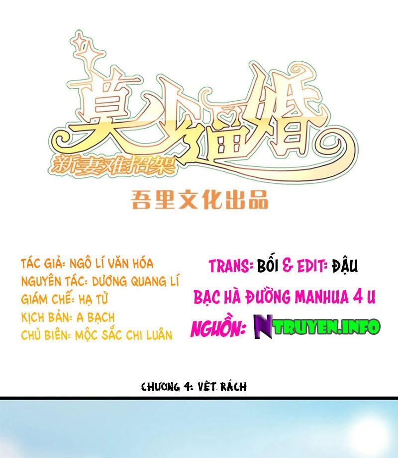 Mạc Thiếu Bức Hôn: Vợ Mới Khó Chống Đỡ Chapter 4 - 1