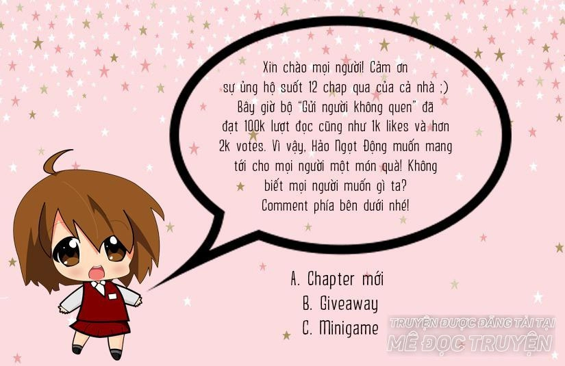 Gửi Người Không Quen Chapter 14 - 1