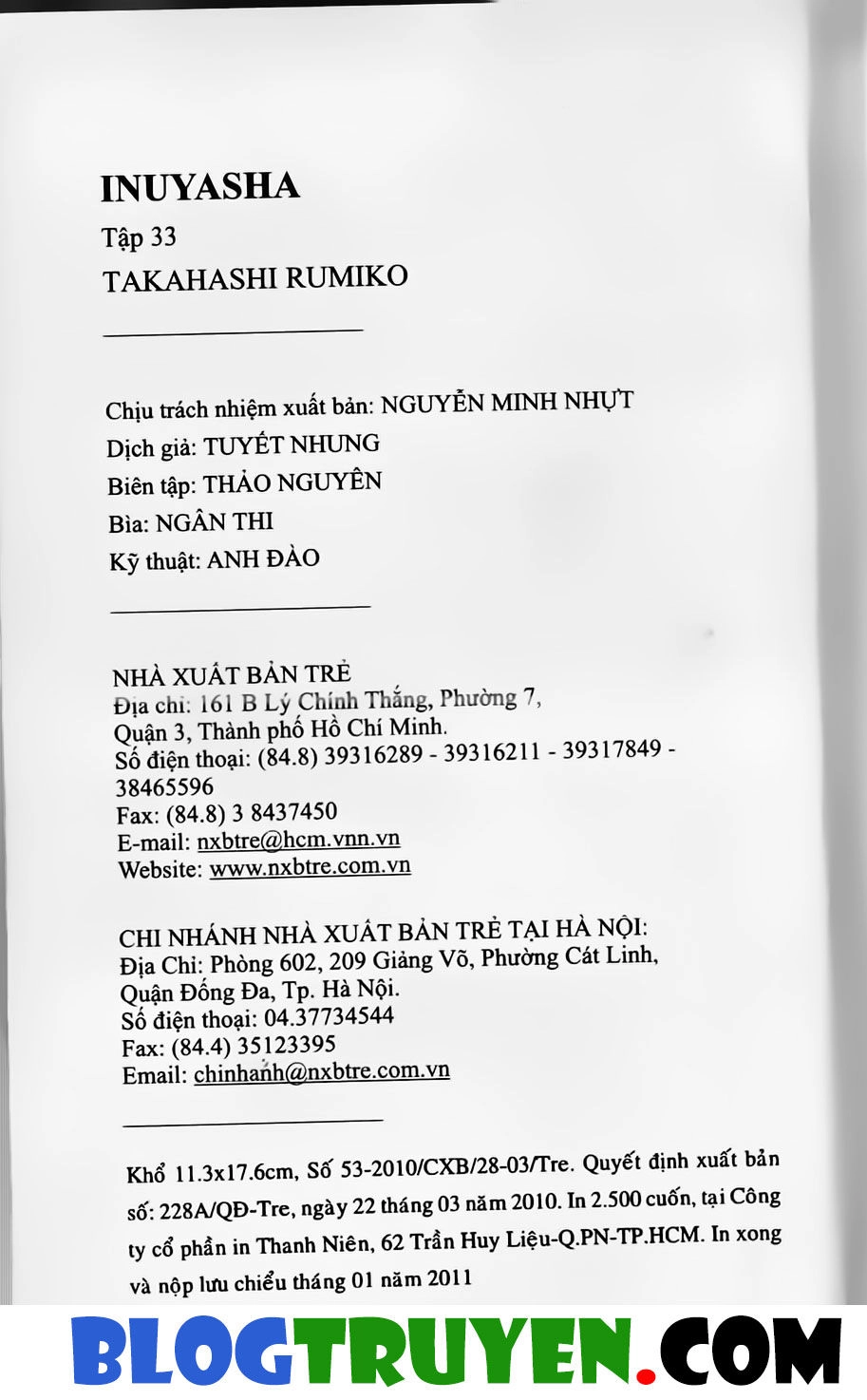 Khuyển Dạ Xoa Chapter 33.9 - 20