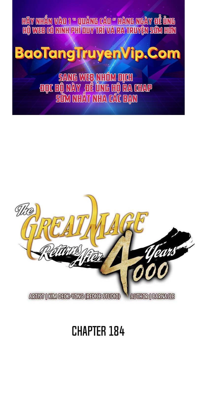 Sự Trở Lại Của Pháp Sư Vĩ Đại Sau 4000 Năm Chapter 184 - 1