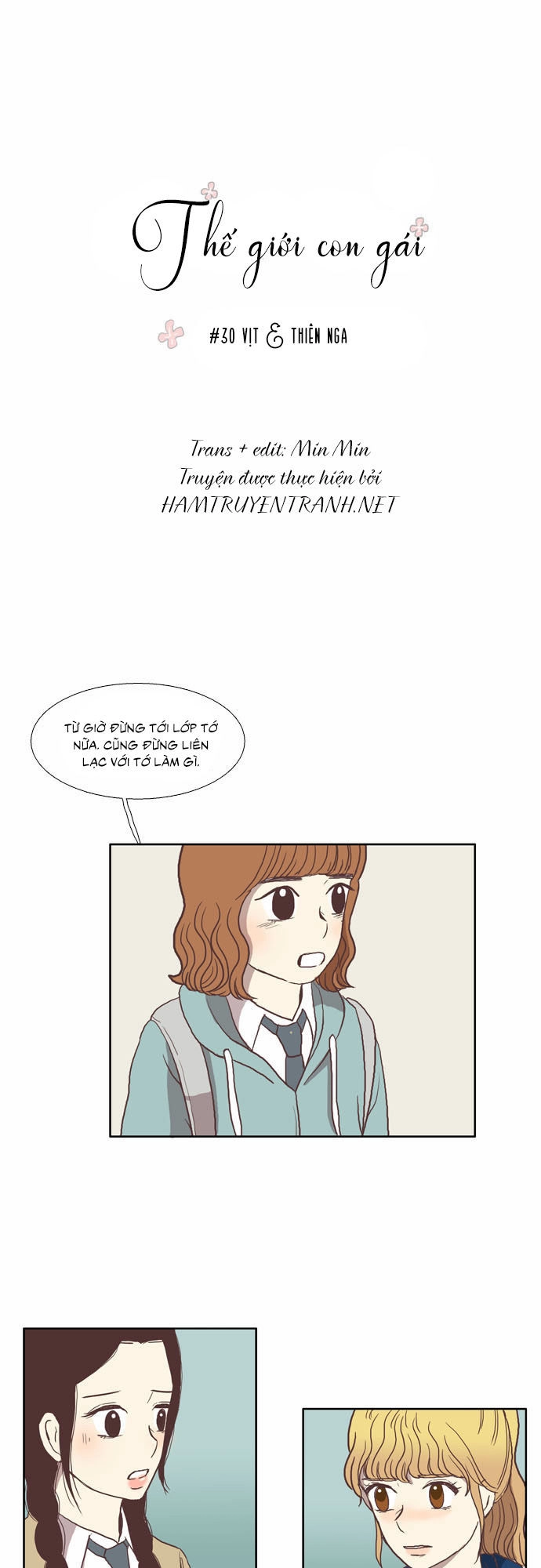 Thế Giới Con Gái Chapter 30 - 2