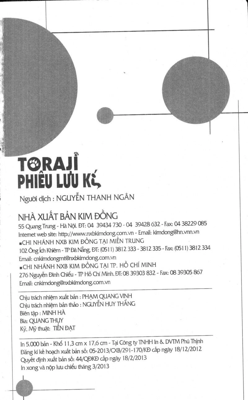 Toraji Phiêu Lưu Ký Chapter 1 - 192