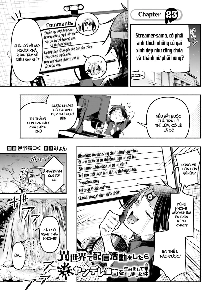 Isekai De Haishin Katsudou Wo Shitara Tairyou No Yandere Shinja Wo Umidashite Shimatta Ken Chapter 23 - 2