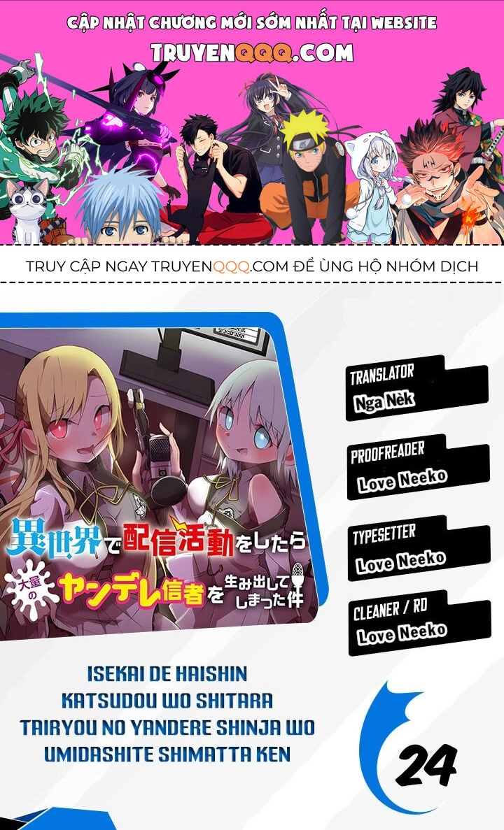 Isekai De Haishin Katsudou Wo Shitara Tairyou No Yandere Shinja Wo Umidashite Shimatta Ken Chapter 24 - 1