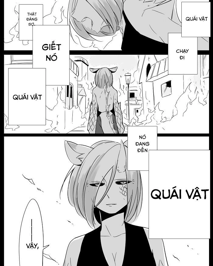 Yêu Quái Cô Đơn Và Cô Bé Bị Mù Chapter 3 - 1