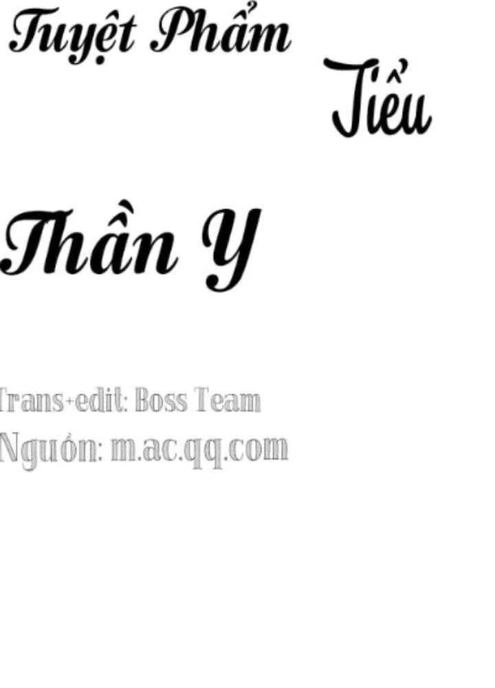 Tuyệt Phẩm Tiểu Thần Y Chapter 2 - 3